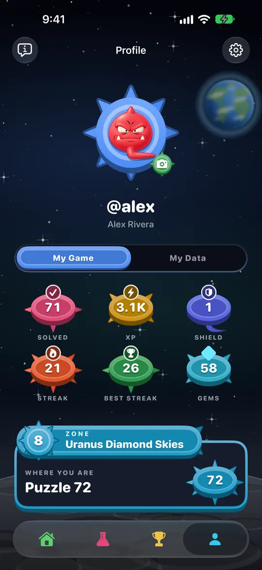 XP and gems in Galactic Monsters